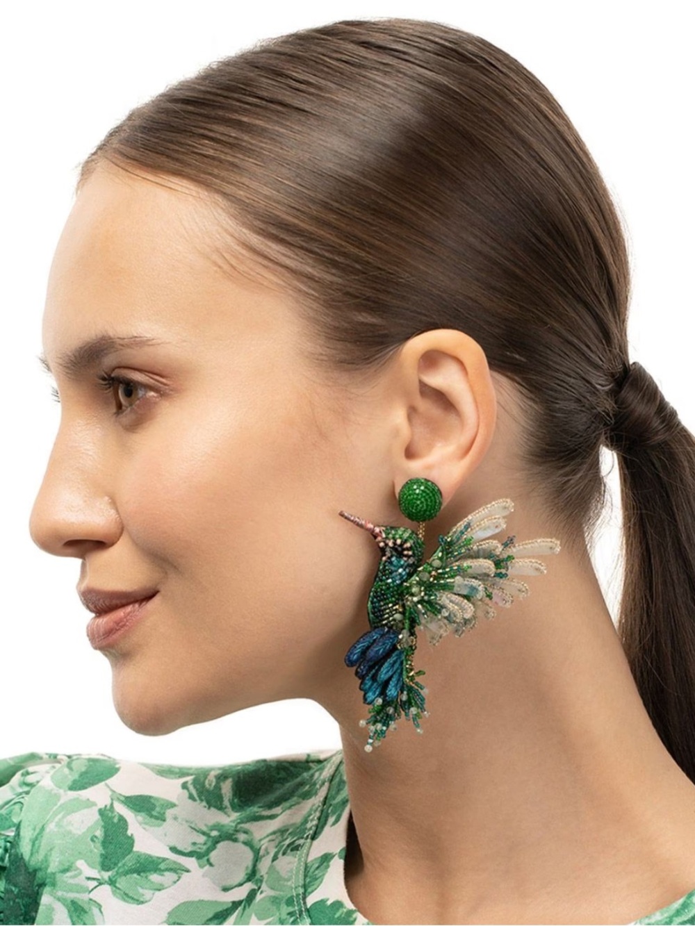 Deeps Gurnani Hummingbird Earrings - Picture 1 of 9